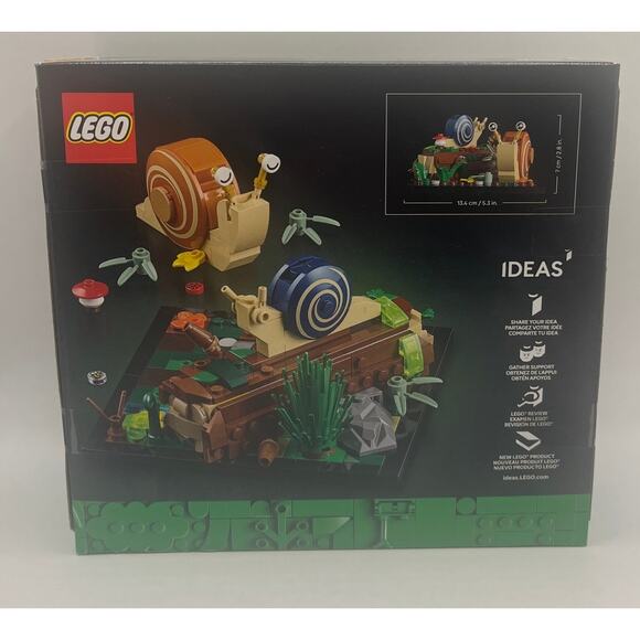 NIB Lego Ideas Friendly Snails 40788 - Picture 2 of 2